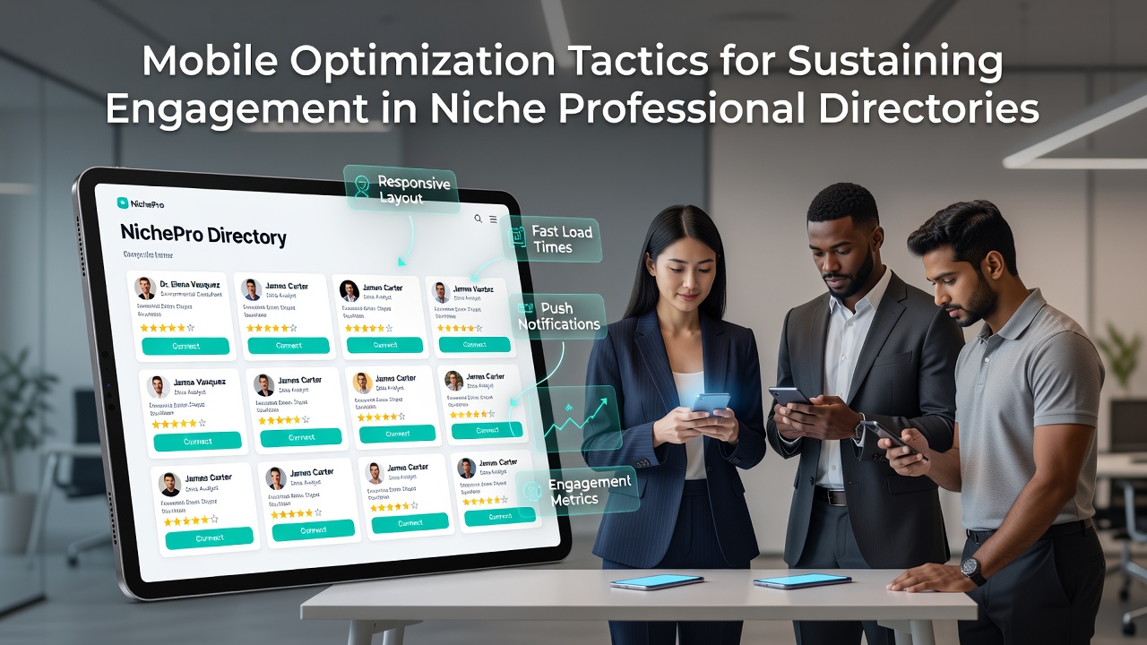 Mobile Optimization Tactics for Sustaining Engagement in Niche Professional Directories