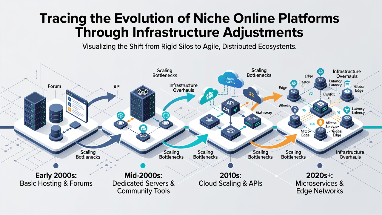 Modern infrastructure scaling for specialized digital communities